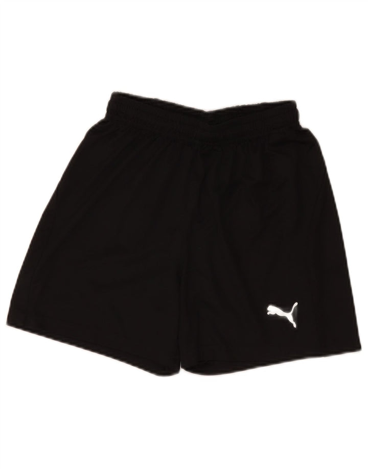 PUMA Girls Sport Shorts 11-12 Years  Black Polyester