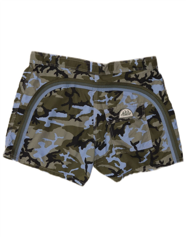 Sundek Herre badeshorts Large Khaki Camouflage Nylon