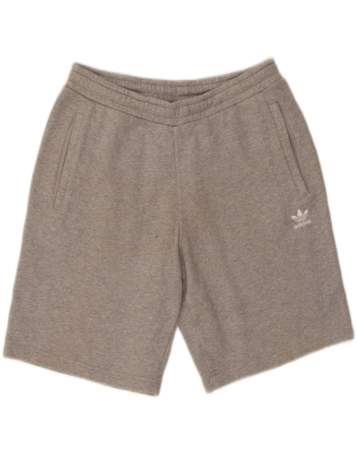 ADIDAS Mens Sport Shorts Medium Grey Cotton Vintage Adidas and Second-Hand Adidas from Messina Hembry 