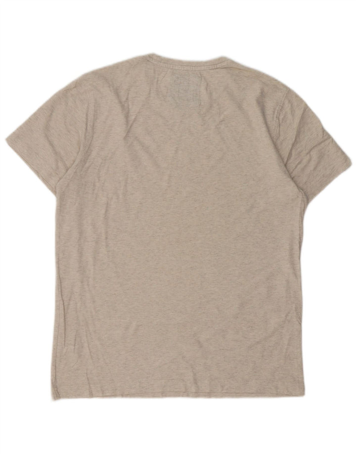 Crew Clothing Herre T-Shirt Top Medium Grey Flecked Bomuld