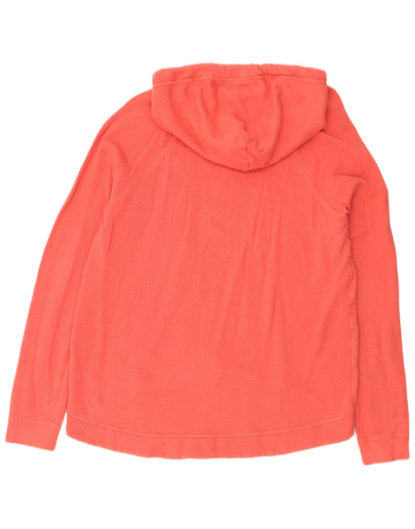 Hollister Dame Loose Fit Grafisk Hoodie Jumper UK 14 Medium Pink Bomuld