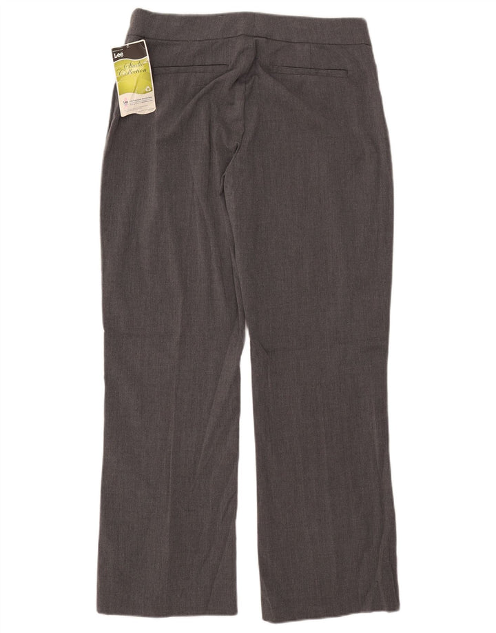 LEE Lige Casual Bukser til kvinder US 10 Large W31 L28 Grå Polyester