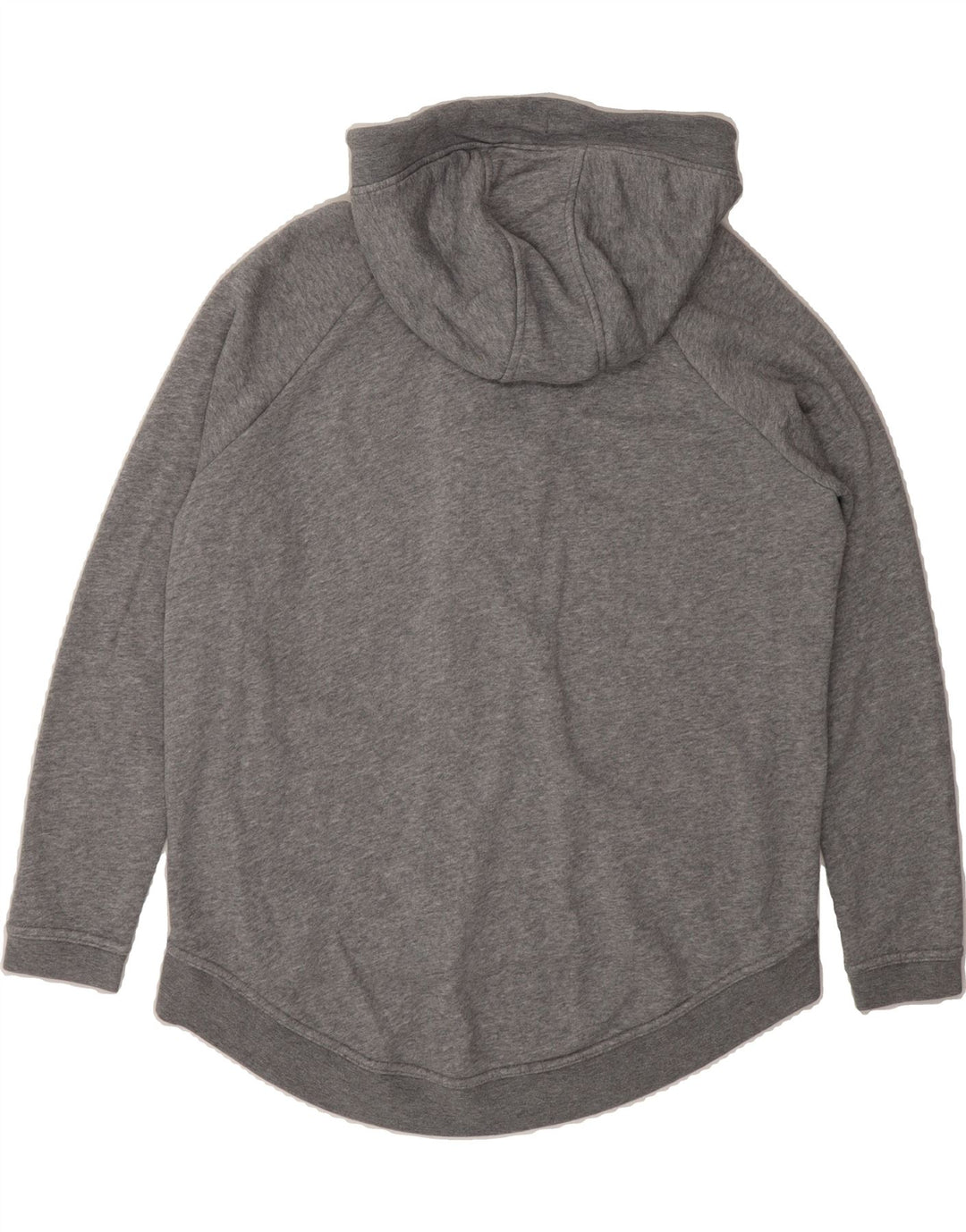 NIKE Womens Oversized Zip Hoodie Sweater UK 10 Small Grey Cotton Vintage Nike and Second-Hand Nike from Messina Hembry 