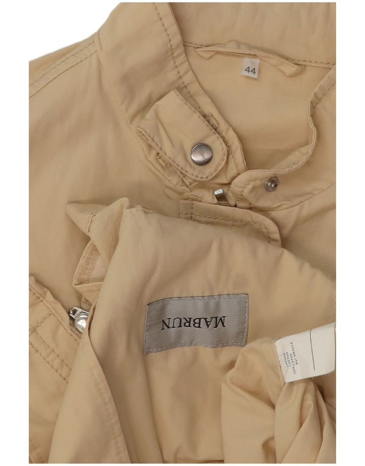 Mabrun Dame Utility Jacket IT 44 Medium Beige Bomuld