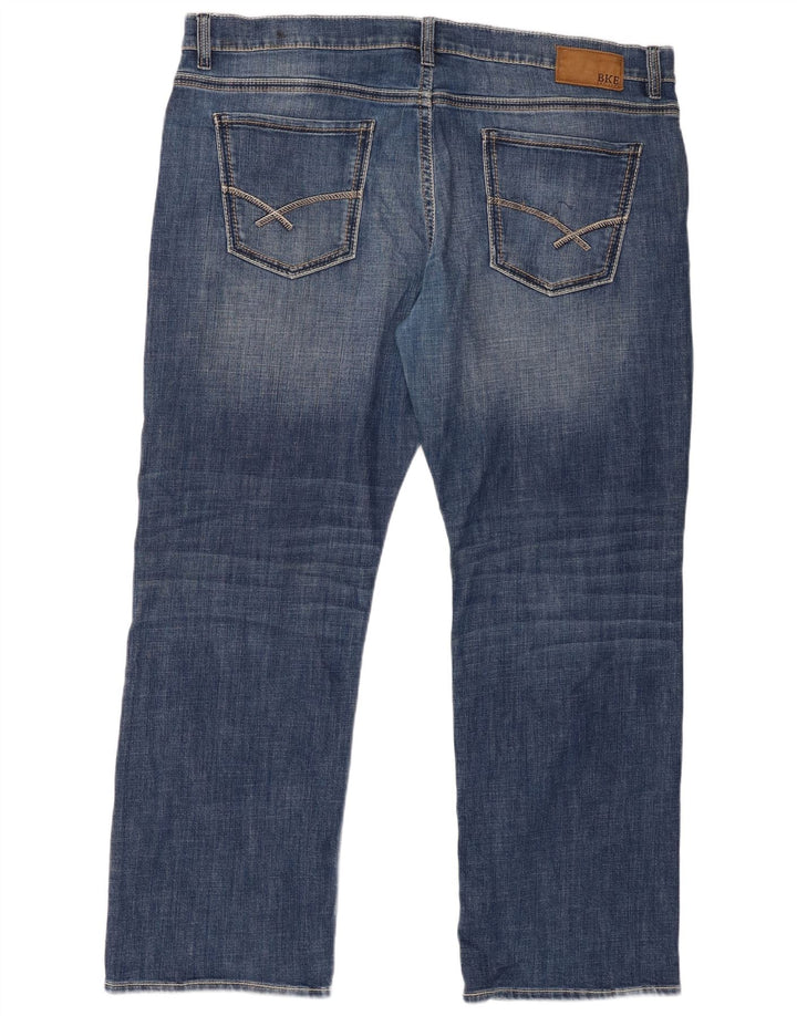 BKE Herre Seth Straight Jeans W42 L32 Blå Bomuld