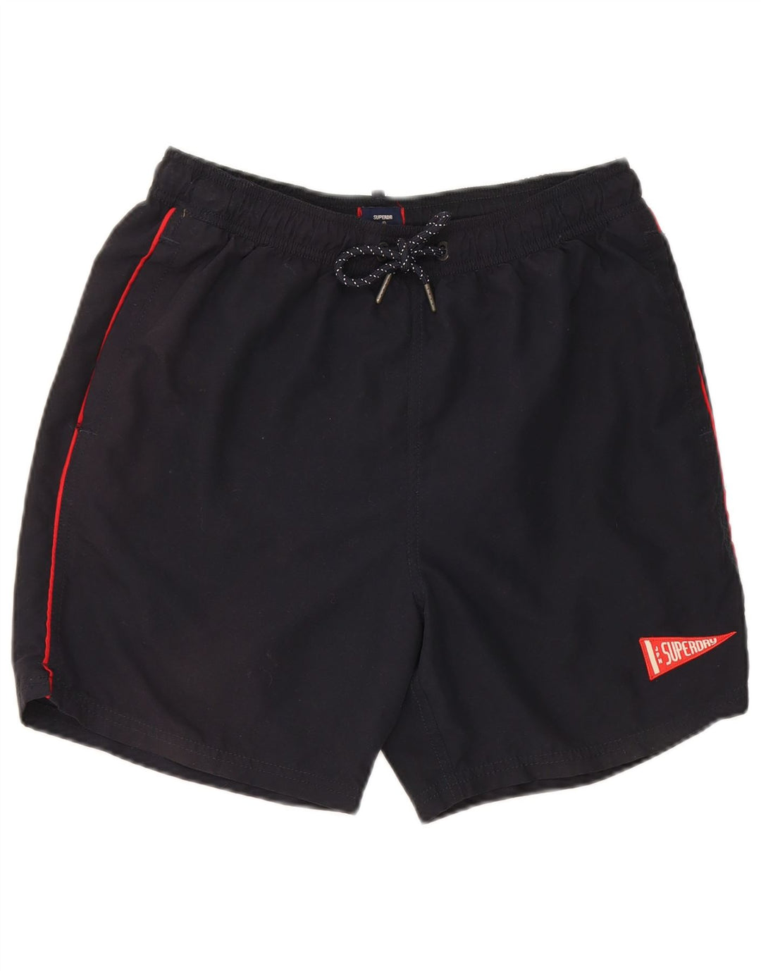 Superdry Sportshorts til mænd, store sorte polyester