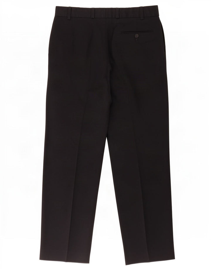 Marks & Spencer Herre Pegged Suit Bukser W36 L31 Marineblå Polyester
