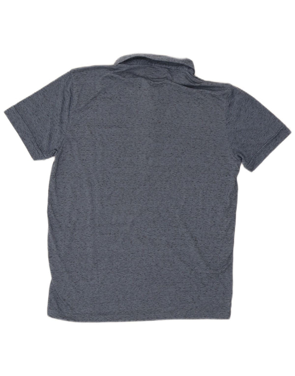 Marlboro Classics Poloskjorte til mænd Large Blue Flecked Polyester