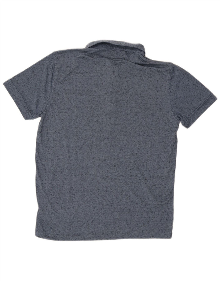 Marlboro Classics Poloskjorte til mænd Large Blue Flecked Polyester