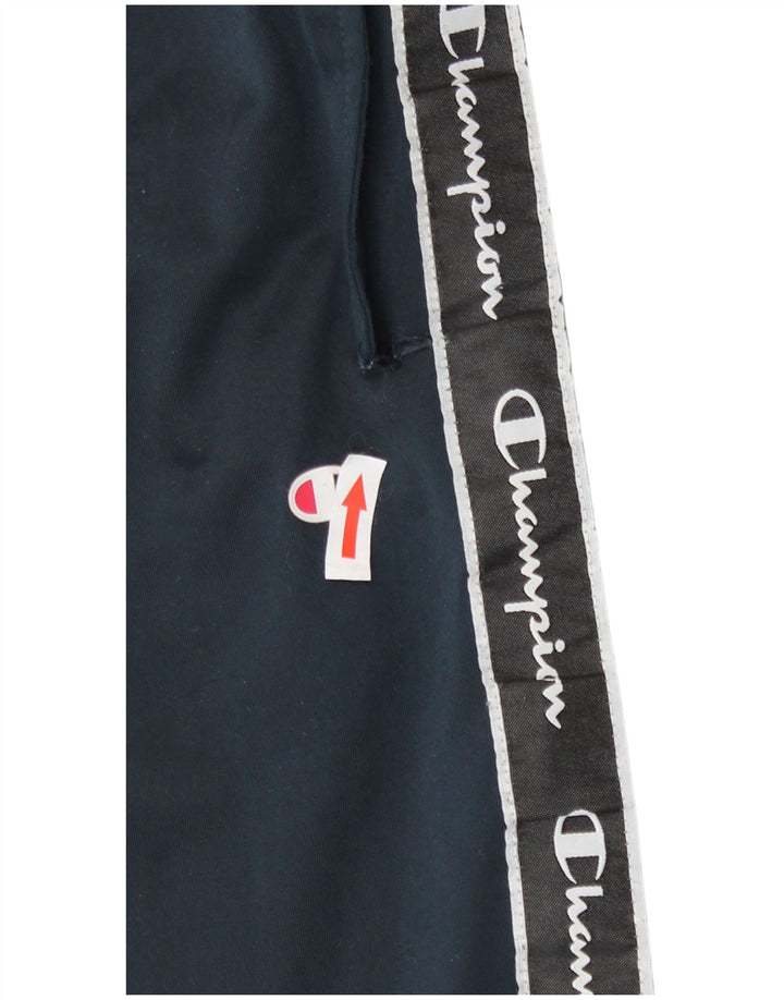 Champion Herre grafisk træningsdragt Bukser Joggers Large Navy Blue Polyester
