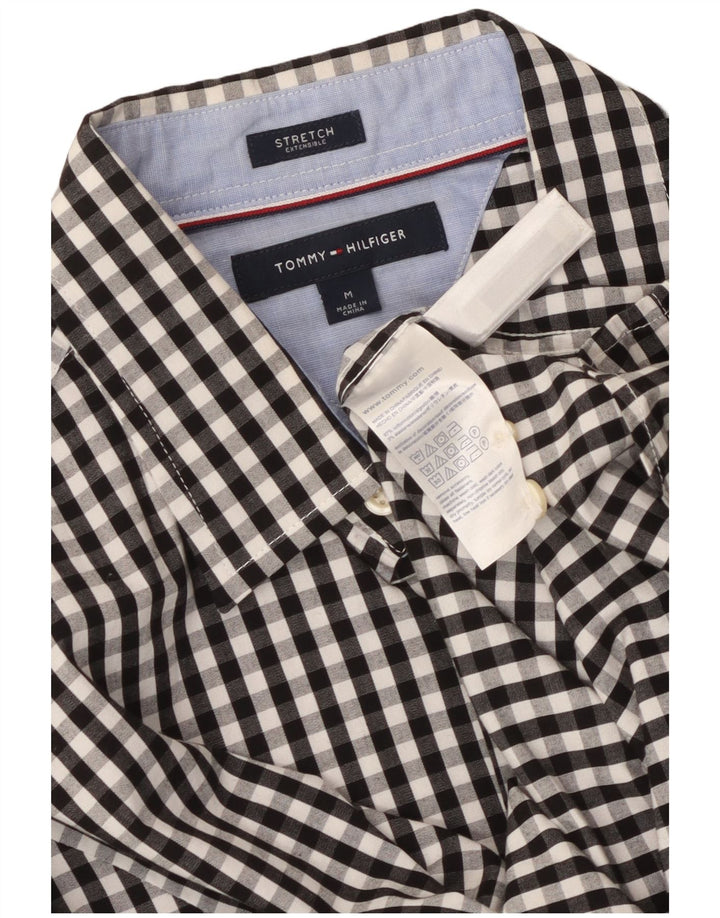 TOMMY HILFIGER Herreskjorte Medium Sort Gingham Bomuld