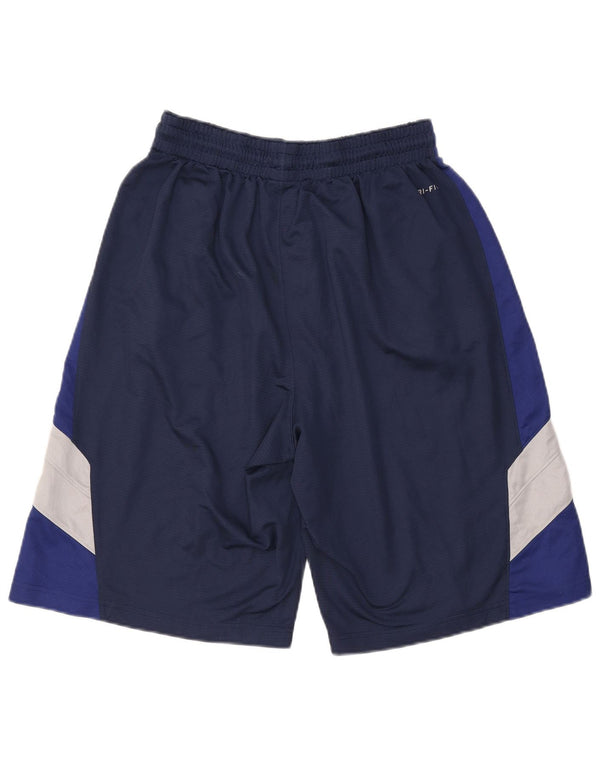Nike Herre Dri Fit Sportshorts Store Marineblå Colourblock Polyester