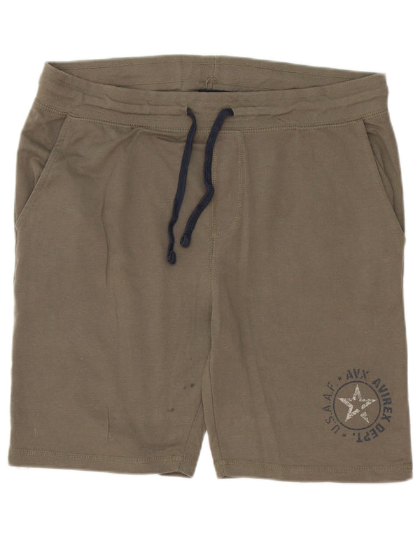Avirex Herre Sportshorts 2XL Khaki Bomuld