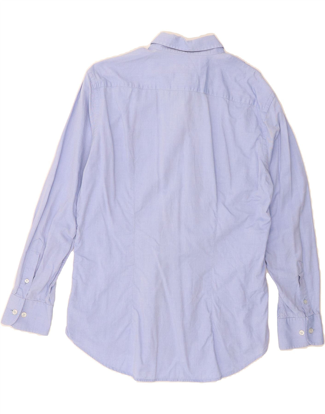 FRED PERRY Mens Slim Fit Shirt Large Blue Vintage Fred Perry and Second-Hand Fred Perry from Messina Hembry 