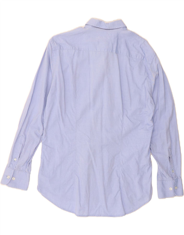FRED PERRY Mens Slim Fit Shirt Large Blue Vintage Fred Perry and Second-Hand Fred Perry from Messina Hembry 