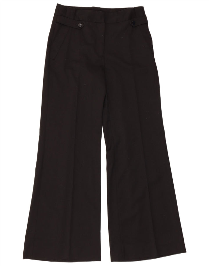 Zara Dame Flare Chino Bukser EU 40 Medium W30 L32 Sort