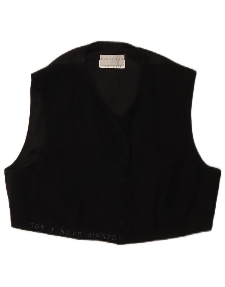 Richmond Womens Crop vest UK 14 Medium Black