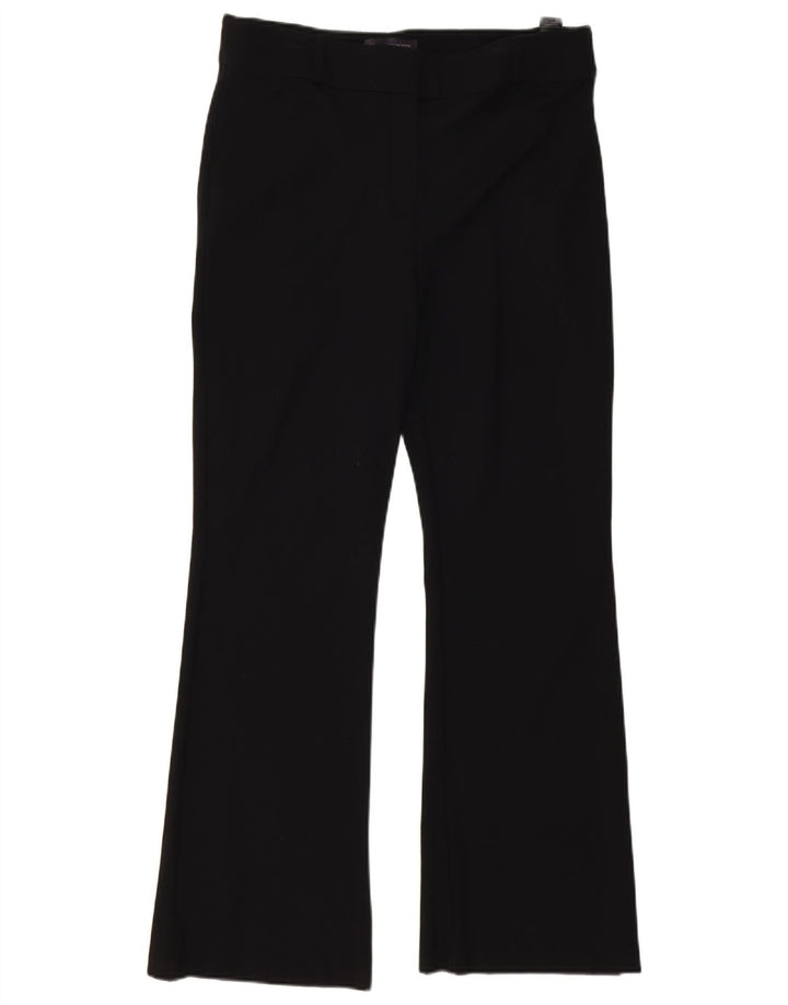 Marks & Spencer Dame Bootcut Casual Bukser UK 14 Large W32 L29 Black