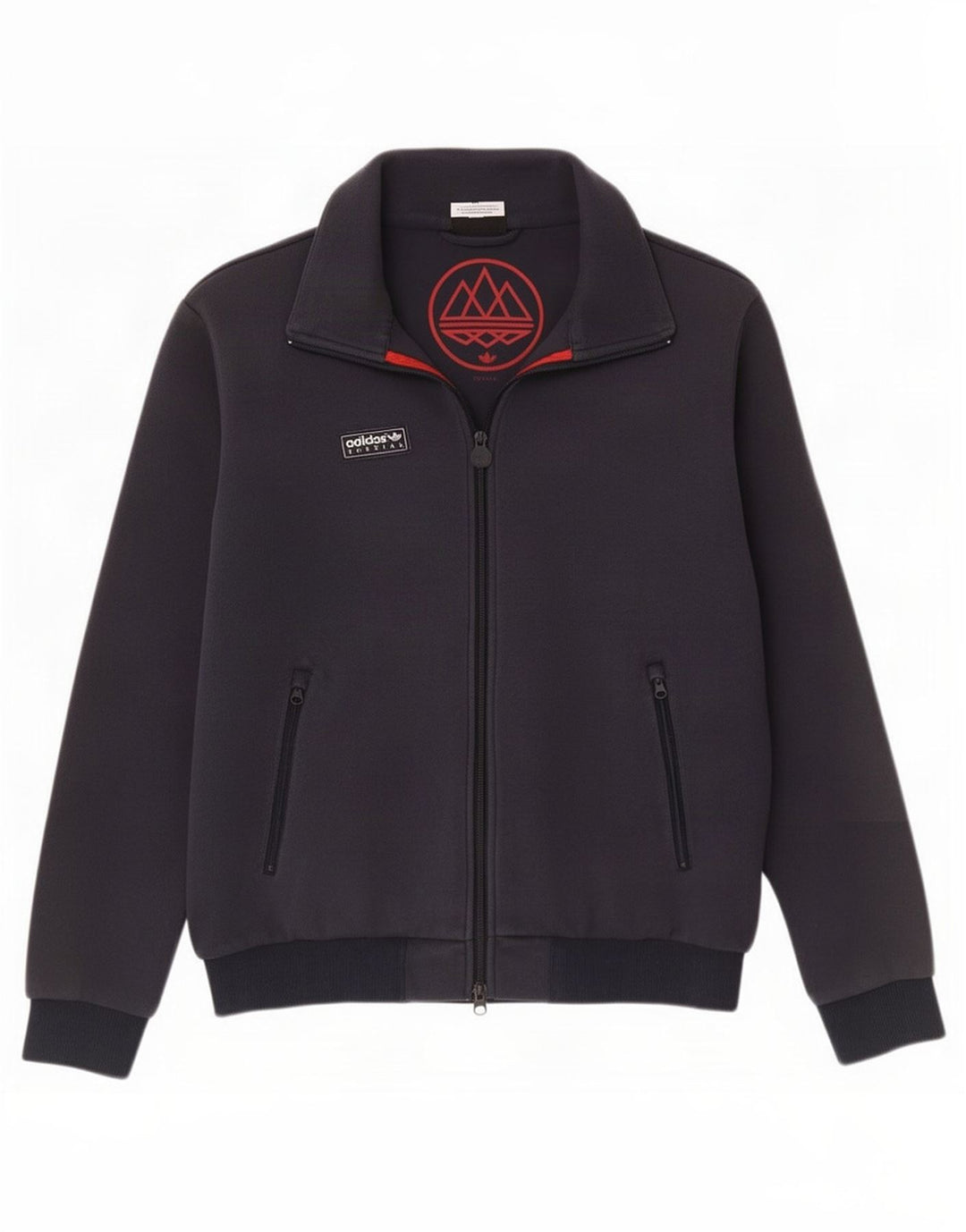 Adidas Træningsdragt til mænd Topjakke Medium Marineblå Colourblock Bomuld