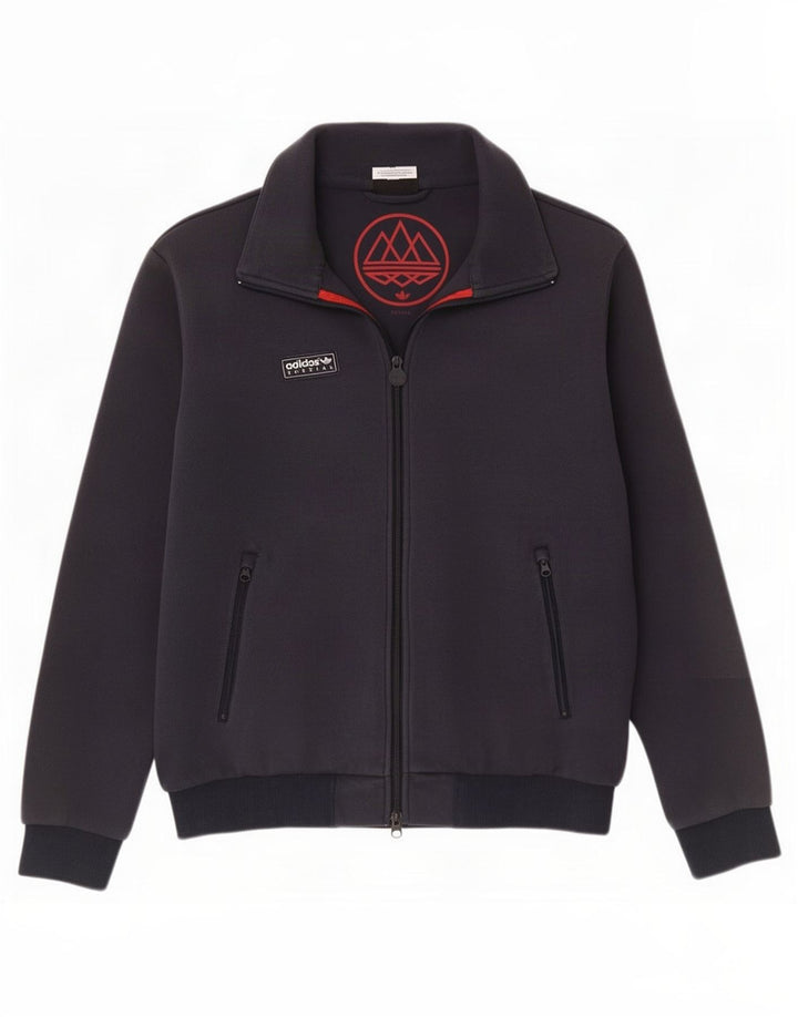 Adidas Træningsdragt til mænd Topjakke Medium Marineblå Colourblock Bomuld