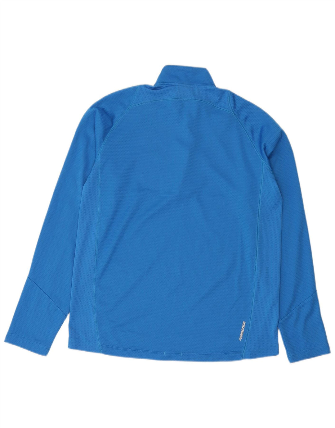 Adidas Herre Climacool Pullover med lynlås-hals Træningsdragt Top Lille Blå Polyester