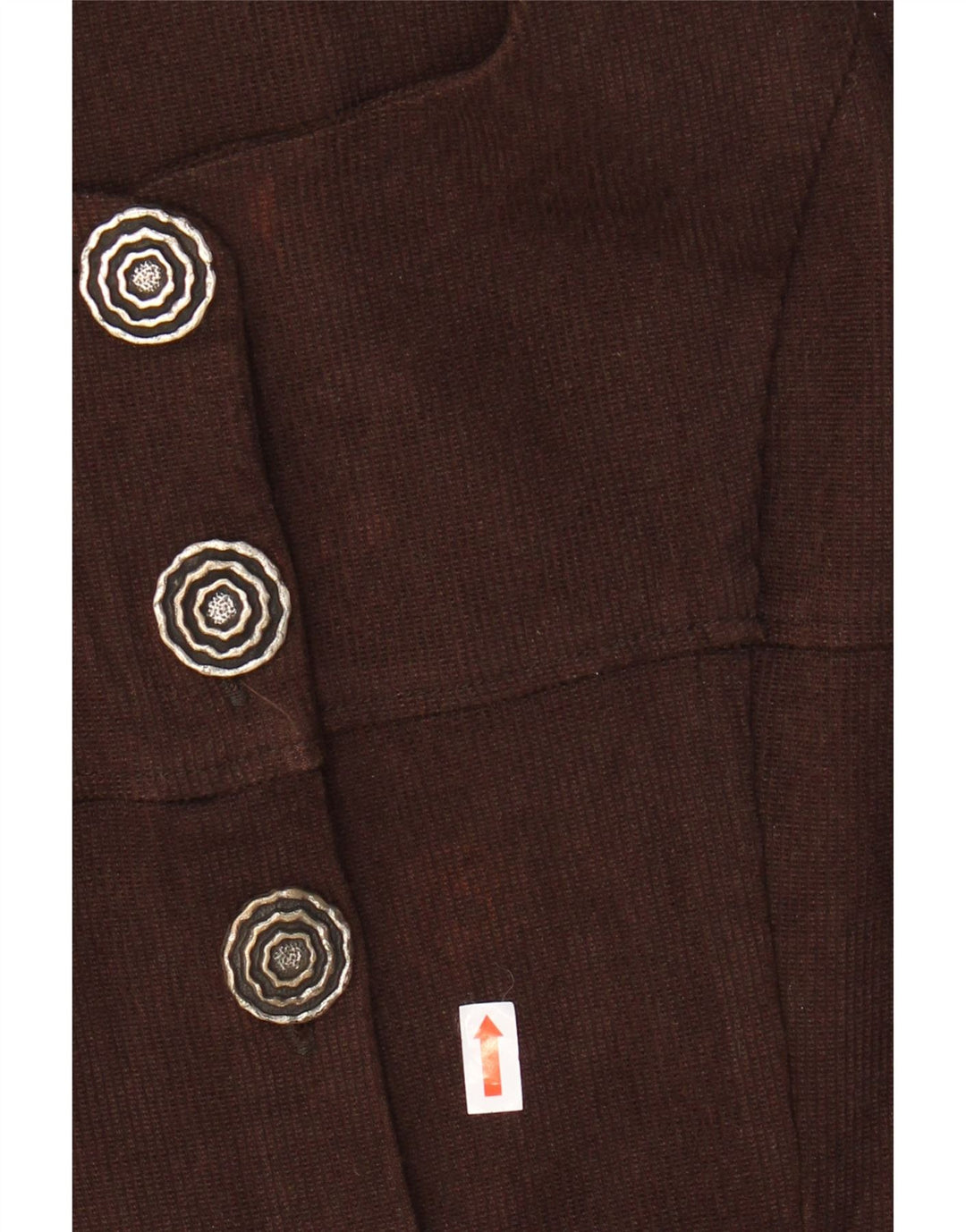 ORSAY Dame Ærmeløs A-Line Kjole UK 8 Small Brown Viscose