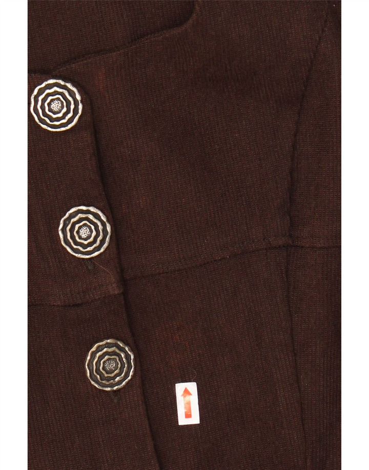 ORSAY Dame Ærmeløs A-Line Kjole UK 8 Small Brown Viscose
