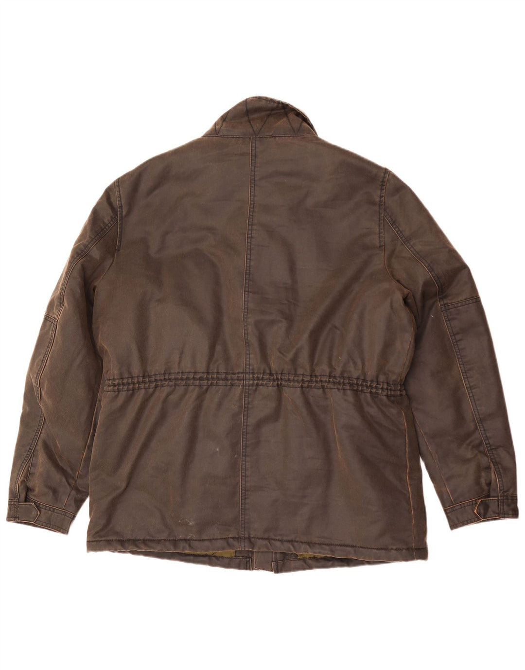 Marks & Spencer Herre vokset bomuldsjakke UK 42 XL Brun