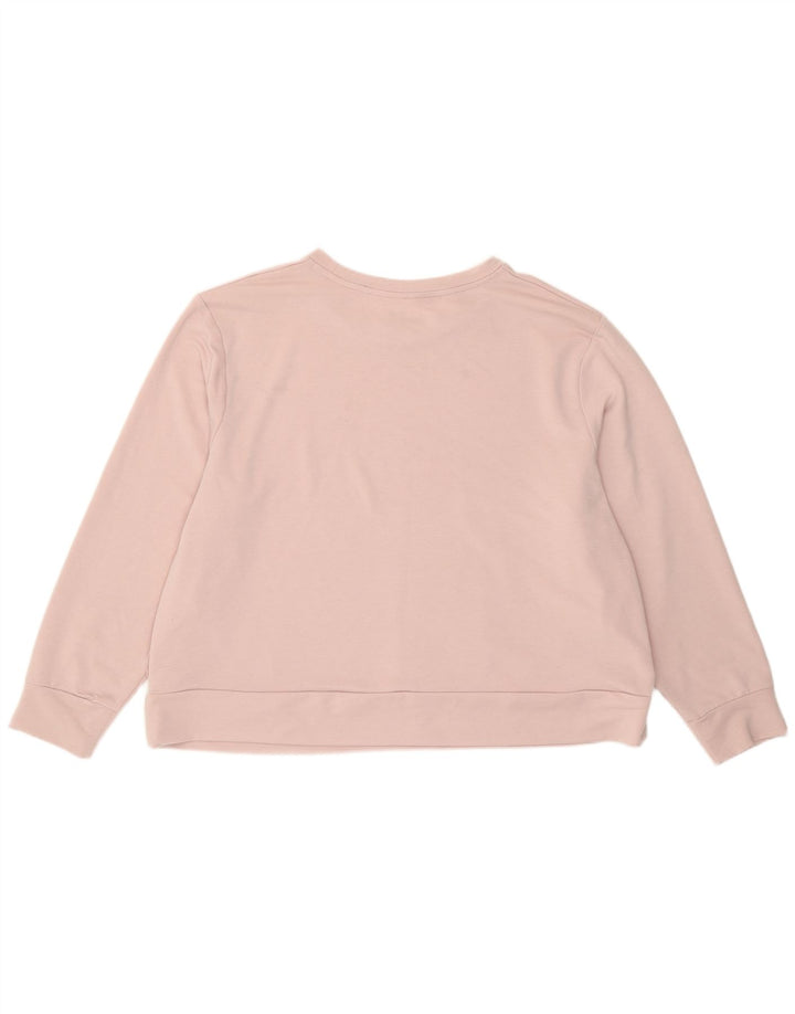 Under Armour Dame Grafisk Oversized Sweatshirt Jumper UK 18 XL Pink