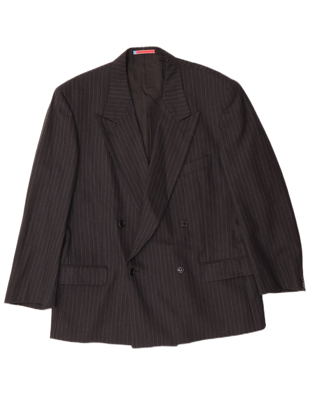 UNGARO Blazerjakke til mænd IT 54 2XL Black Pinstripe Classic