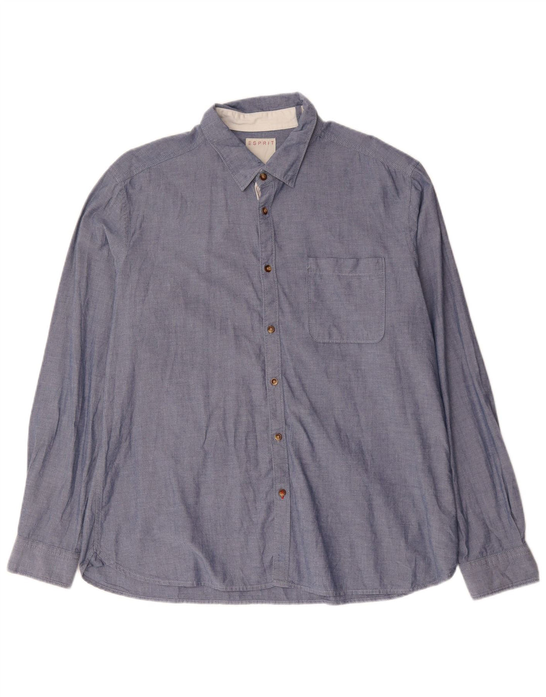 Esprit Herreskjorte 2XL Blå Bomuld