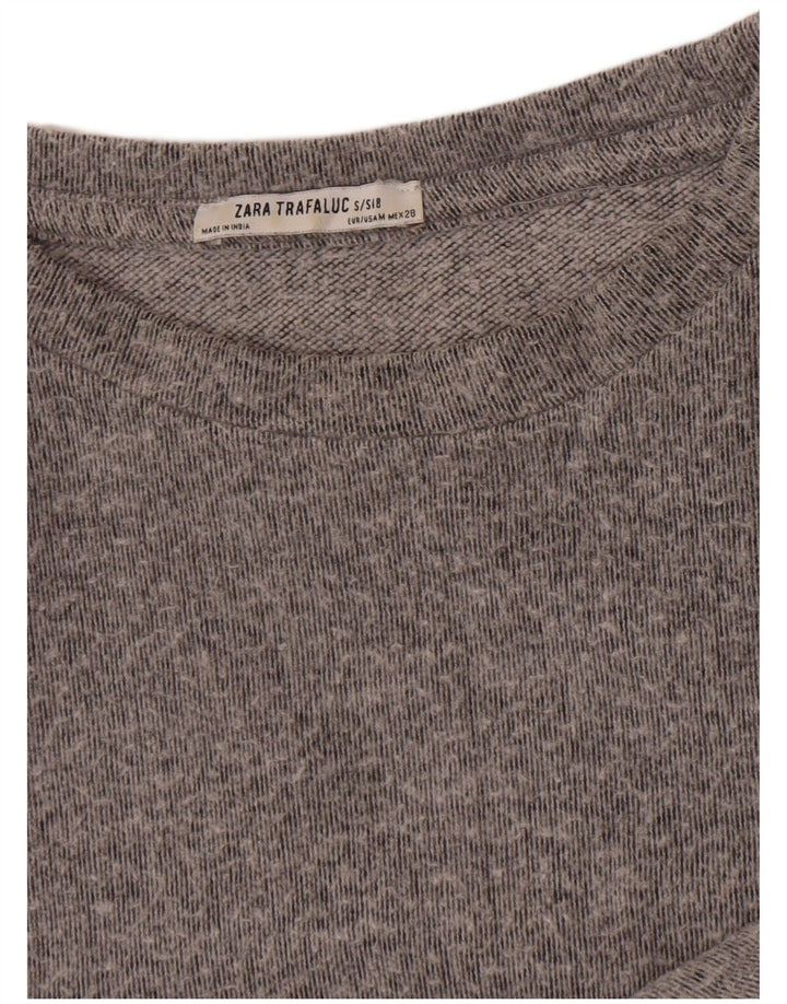 Zara Sweatshirt-trøje til mænd Medium Grey Flecked