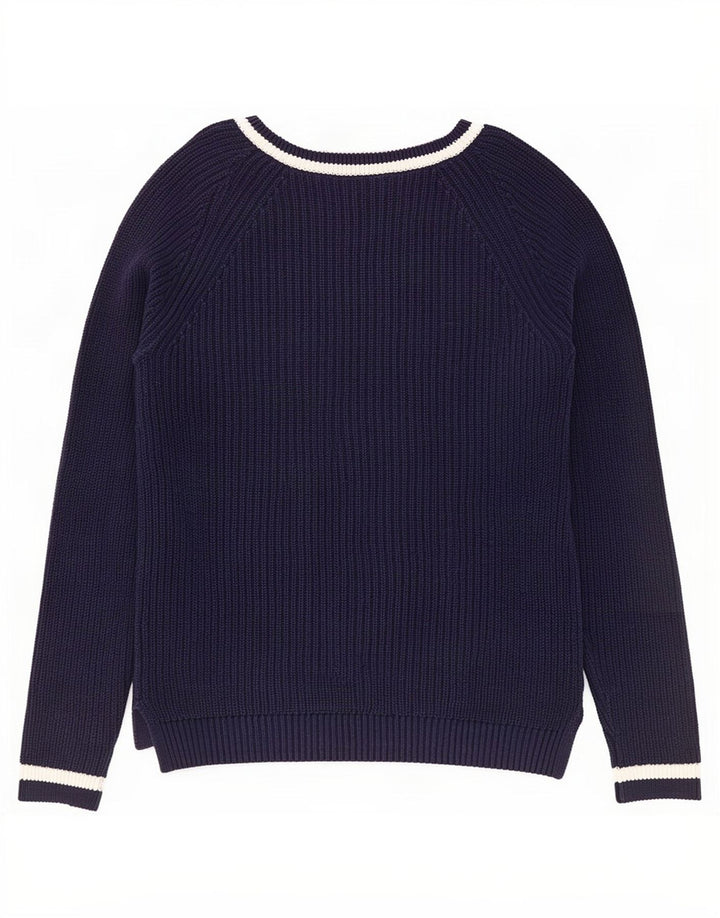 Gap Dame V-hals sweater UK 10 Small Navy Blue
