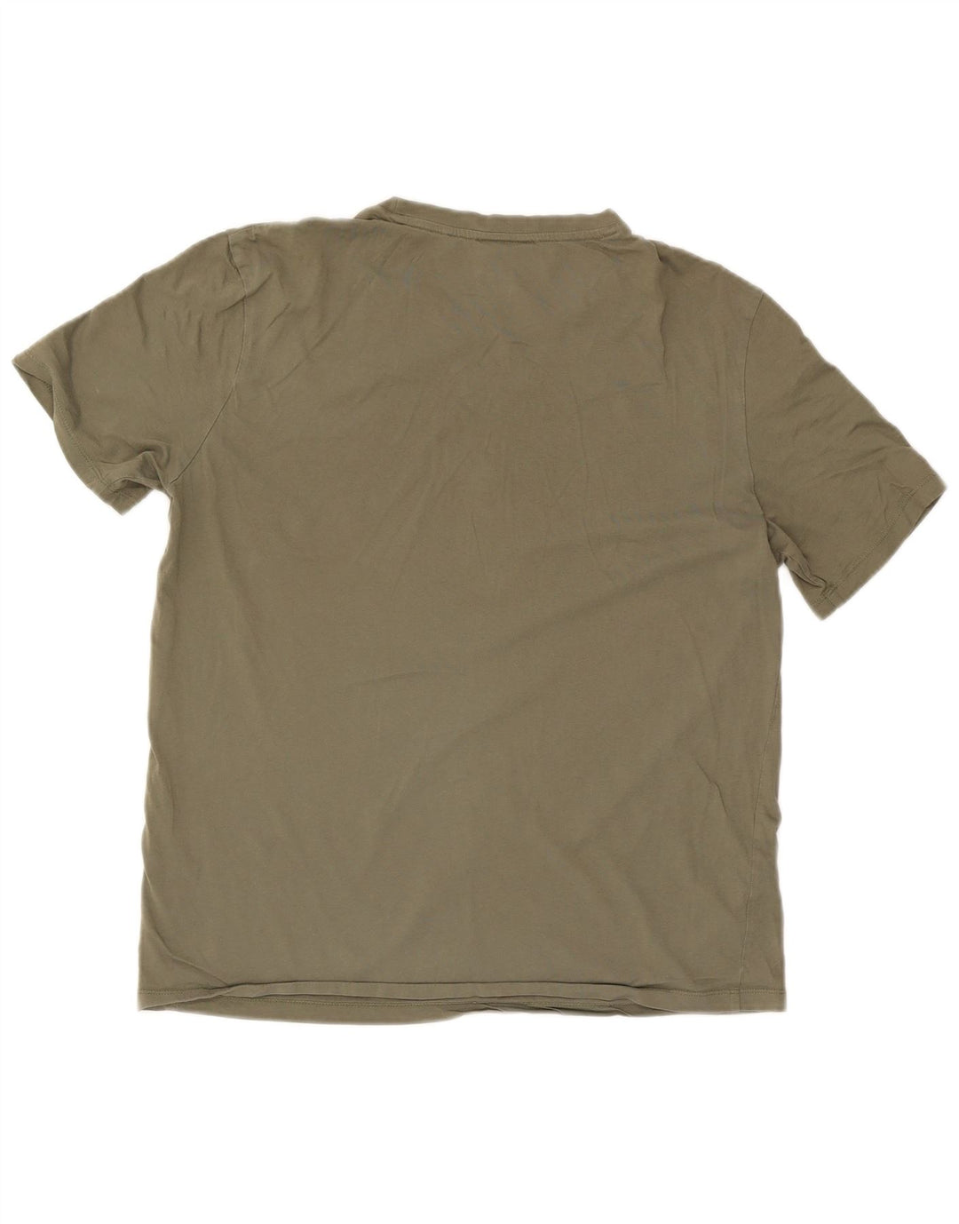 Hugo Boss Herre Grafisk T-Shirt Top Stor Khaki