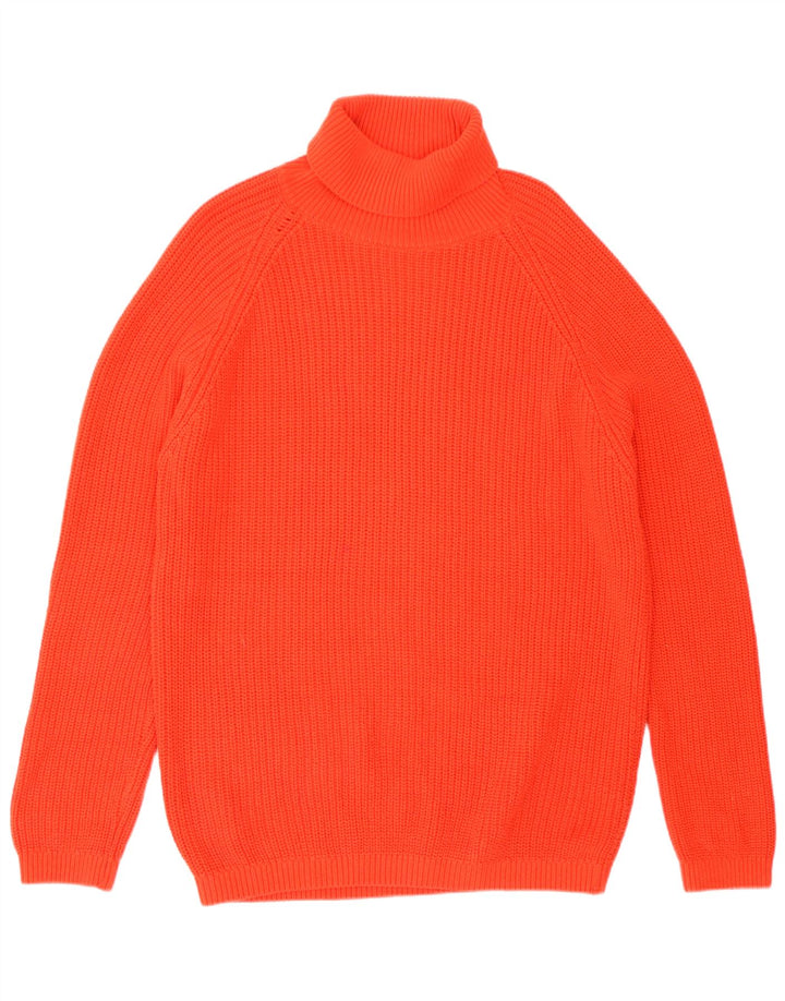 Zara Herre rullehals sweater XL rød bomuld