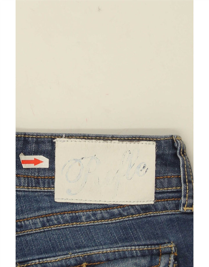 Rifle Dame Slim Jeans W29 L33 Blå Bomuld