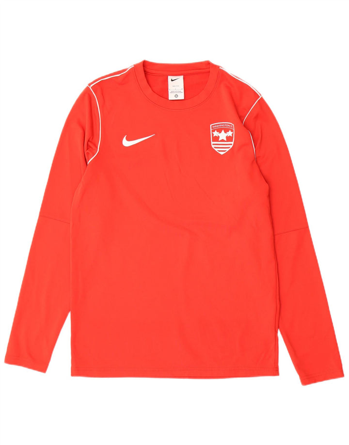 Nike Herre Dri Fit Top Langærmet Lille Rød Polyester