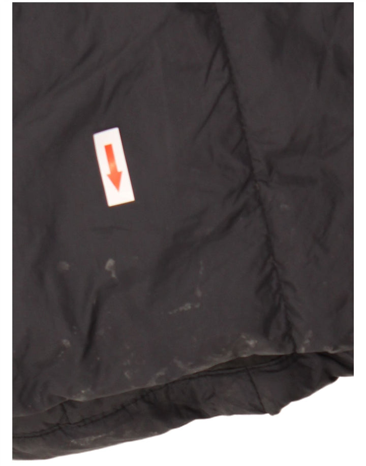 Sergio Tacchini Dame Polstret Frakke UK 14 Medium Sort Nylon