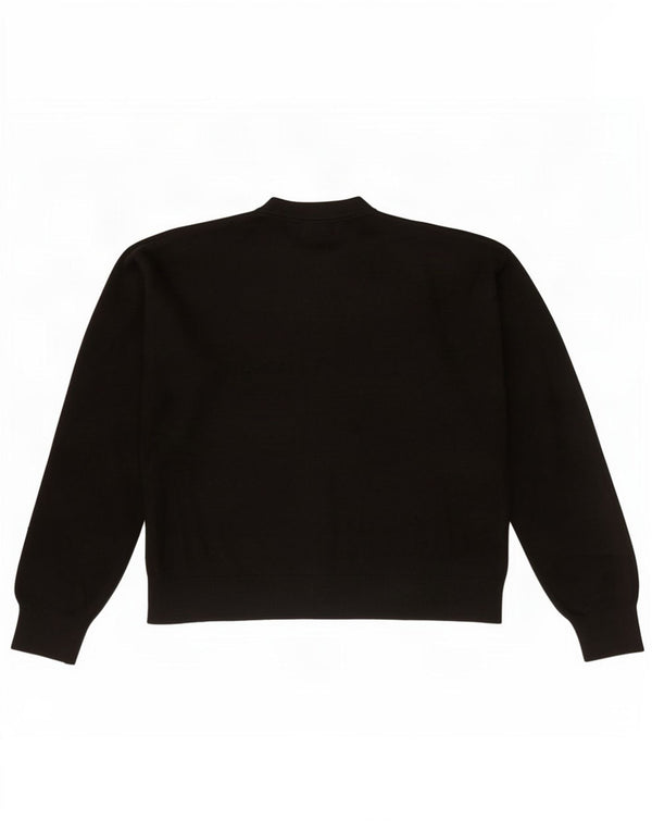 Marks & Spencer dame cardigan sweater UK 14 Medium Black Polyester