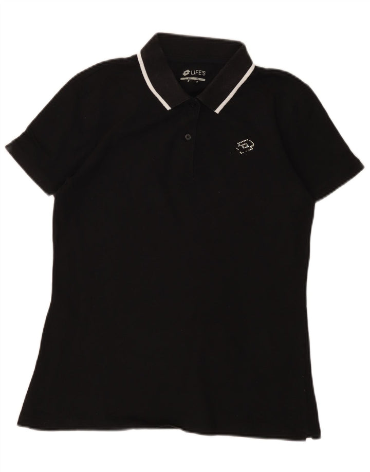 Lotto Dame Polo Shirt UK 12 Medium Sort