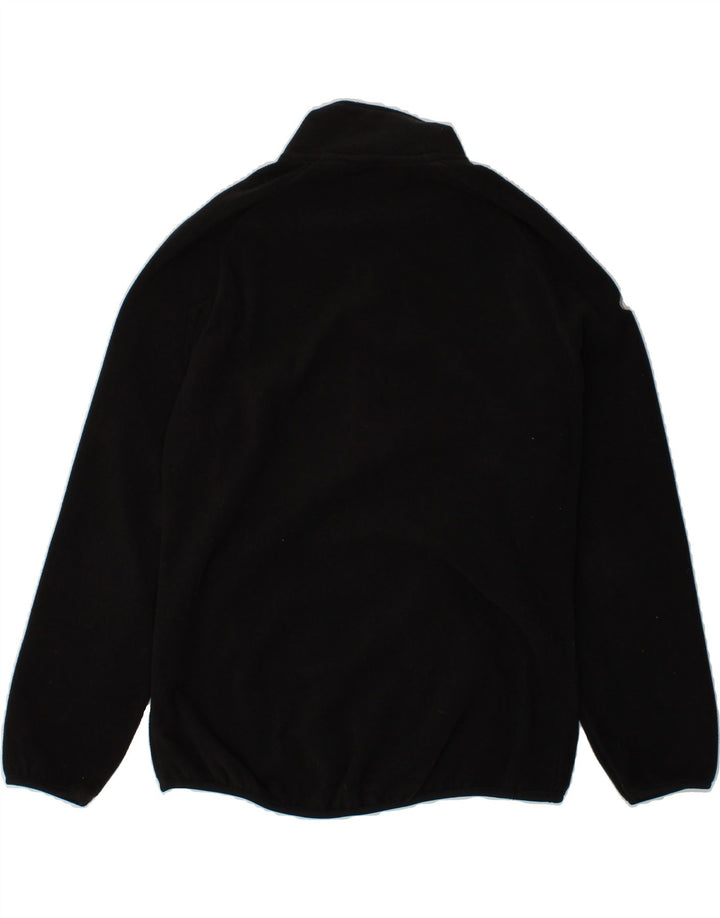 KAPPA Womens Fleece Jacket UK 20 2XL Black Polyester Vintage Kappa and Second-Hand Kappa from Messina Hembry 