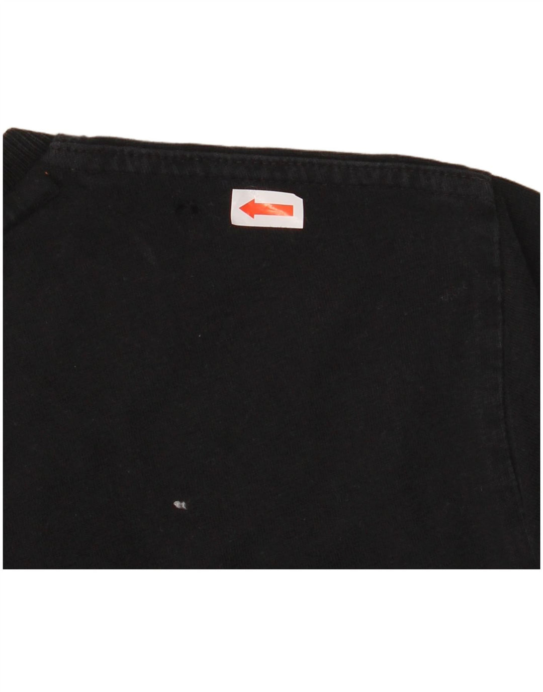 SUPERDRY Herre T-Shirt Top Medium Sort Bomuld