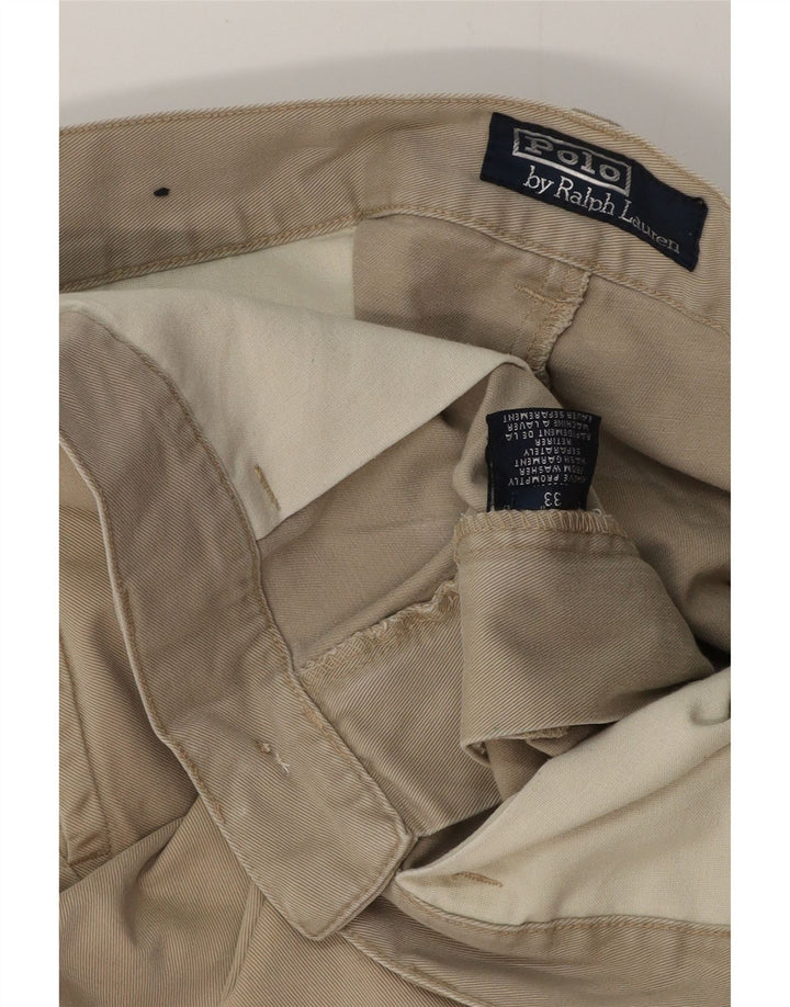 POLO RALPH LAUREN Chino Shorts til mænd W33 Medium Beige Bomuld