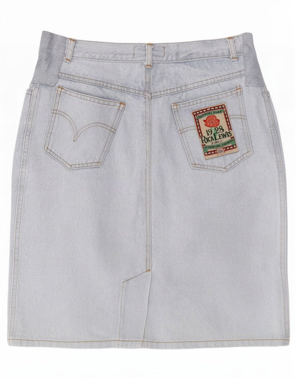 Rica Lewis Womens Denim Skirt Medium W30 Blue