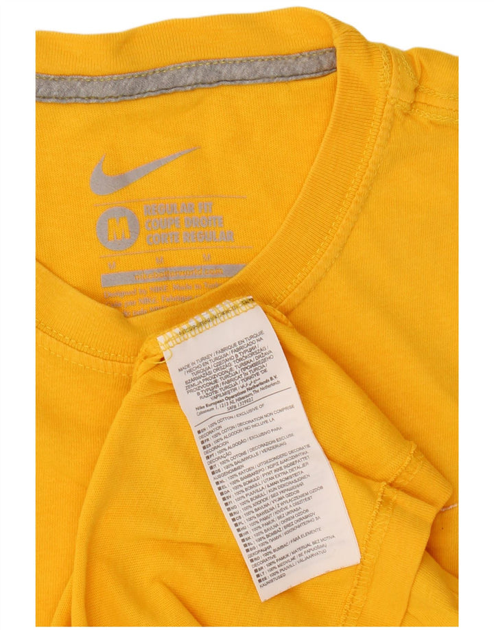 Nike Herre Regular Fit Vest Top Medium Gul Bomuld