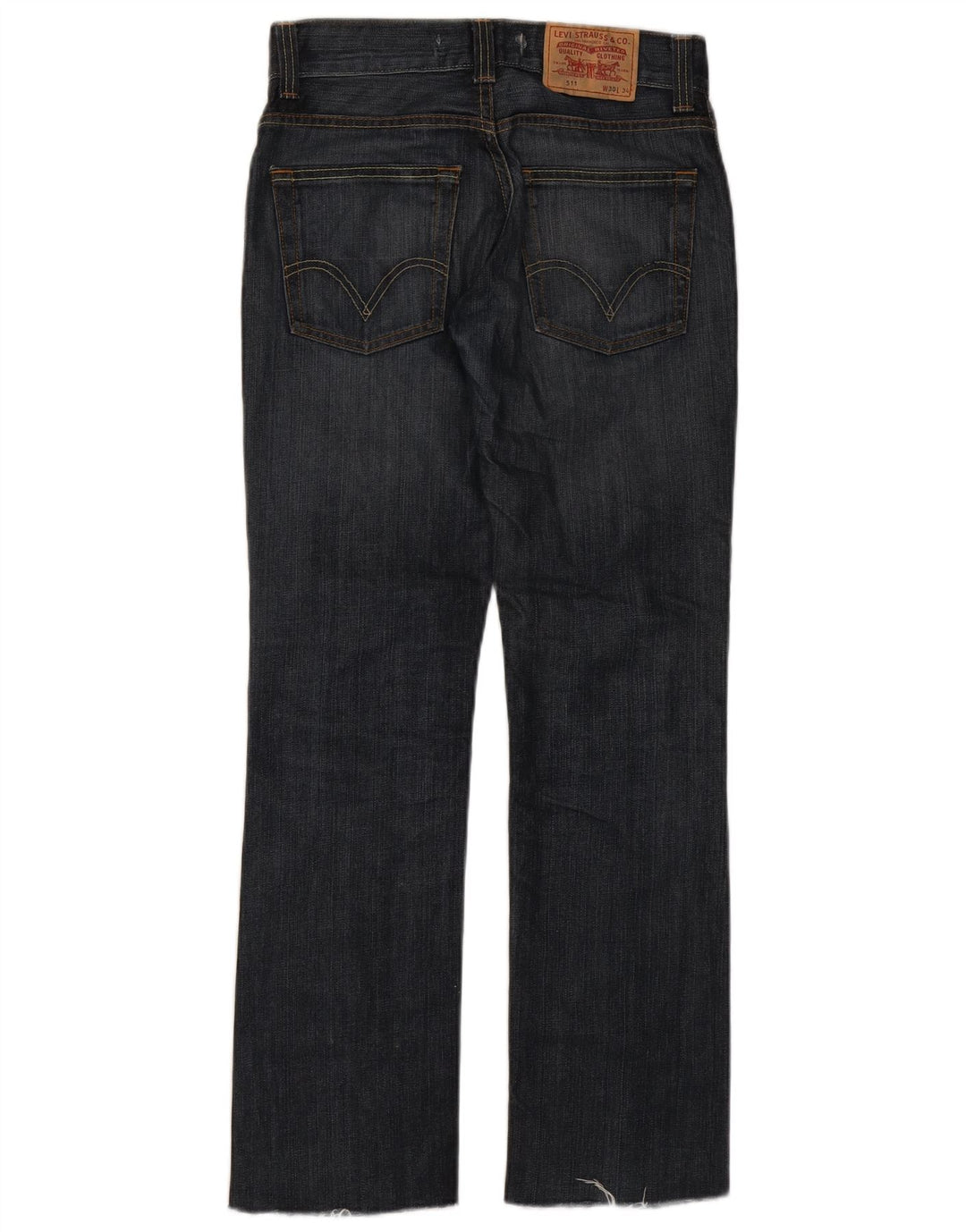 Levi's Dame 511 Slim Jeans W30 L30 Marineblå Bomuld