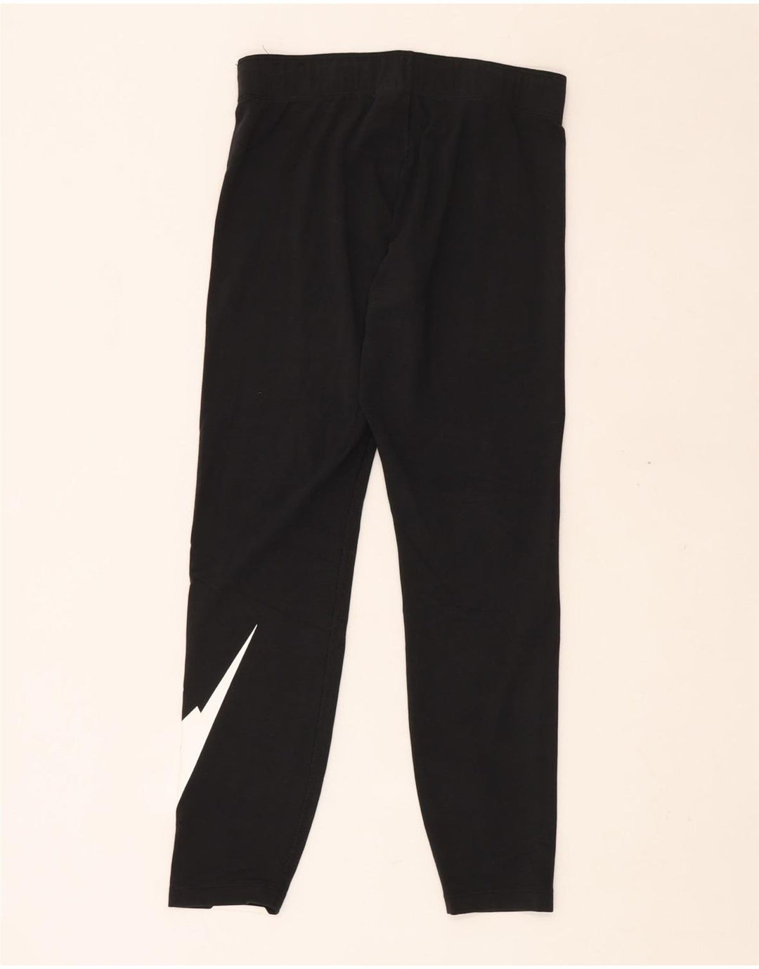 NIKE Grafiske Leggings til kvinder UK 8 Lille sort bomuld