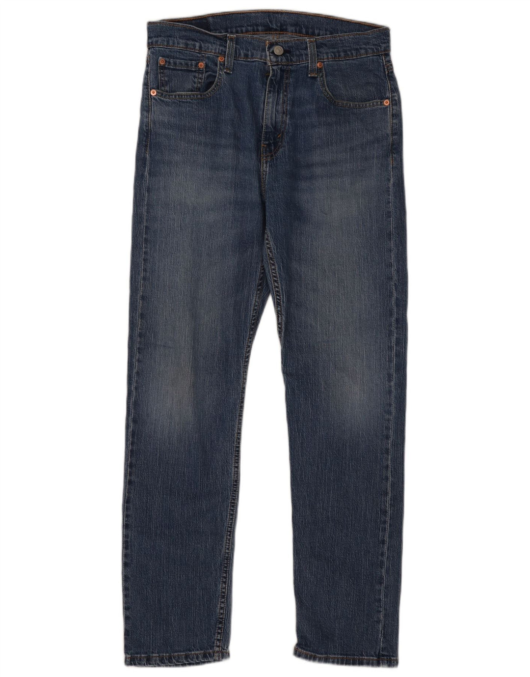 Levi's Herre 502 tilspidsede jeans W33 L32 blå bomuld