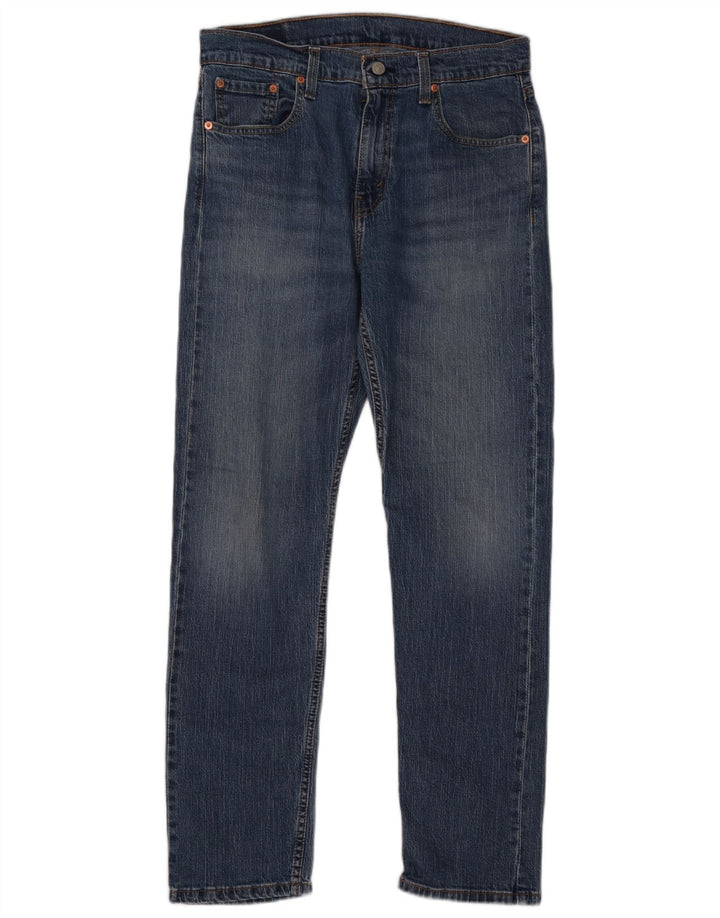 Levi's Herre 502 tilspidsede jeans W33 L32 blå bomuld