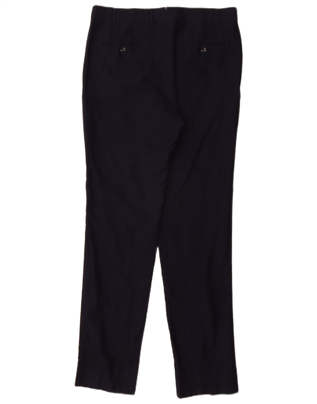 MASSIMO DUTTI Lige jakkesæt til mænd EU 40 Medium W31 L32 Marineblå